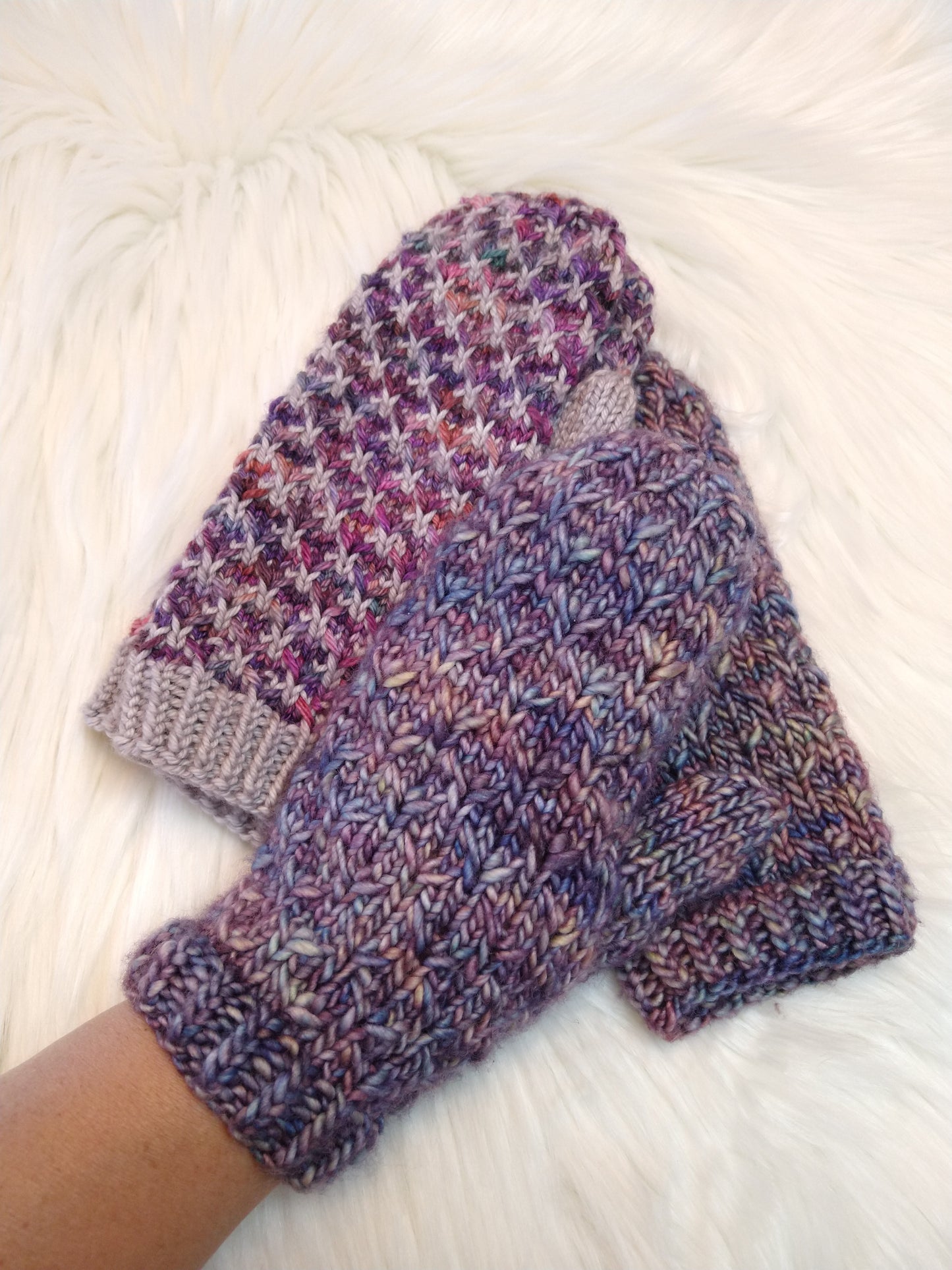 Rosewood Mitts (LIGHT) Knitting Pattern