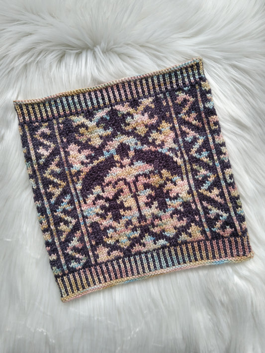 Death Wing Cowl Knitting Pattern