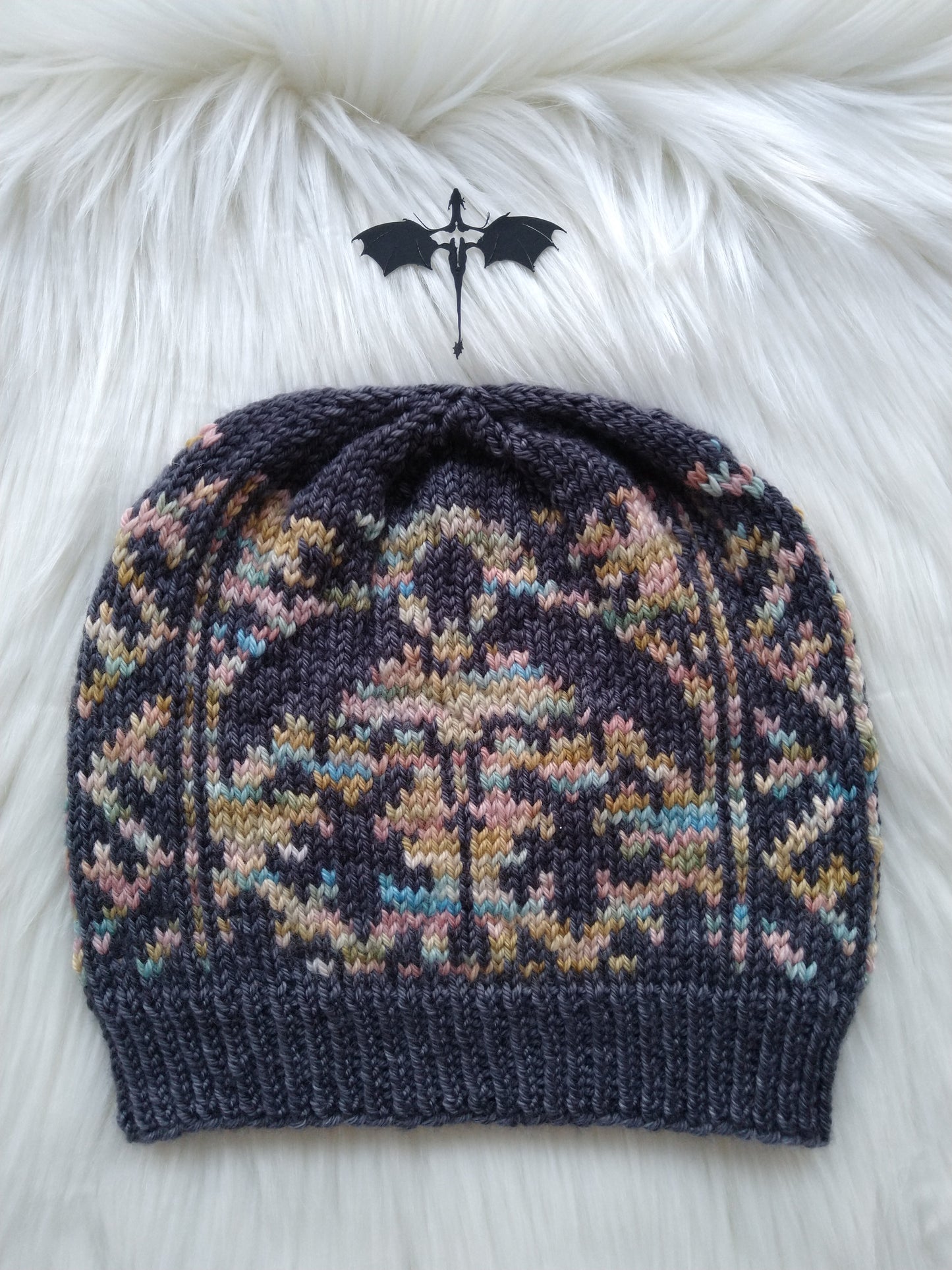 Death Wing Hat Knitting Pattern