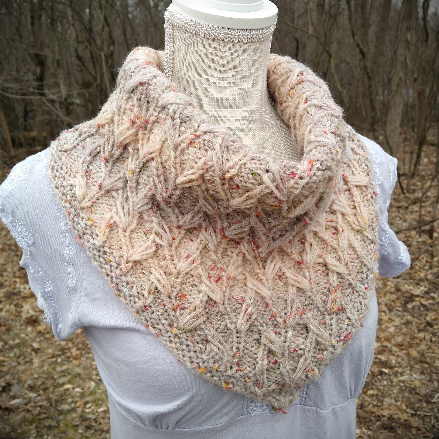 Wiggentree Bandana Cowl Knitting Pattern