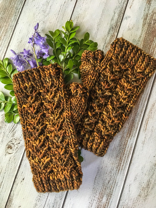 Gabrielle Mitts Knitting Pattern