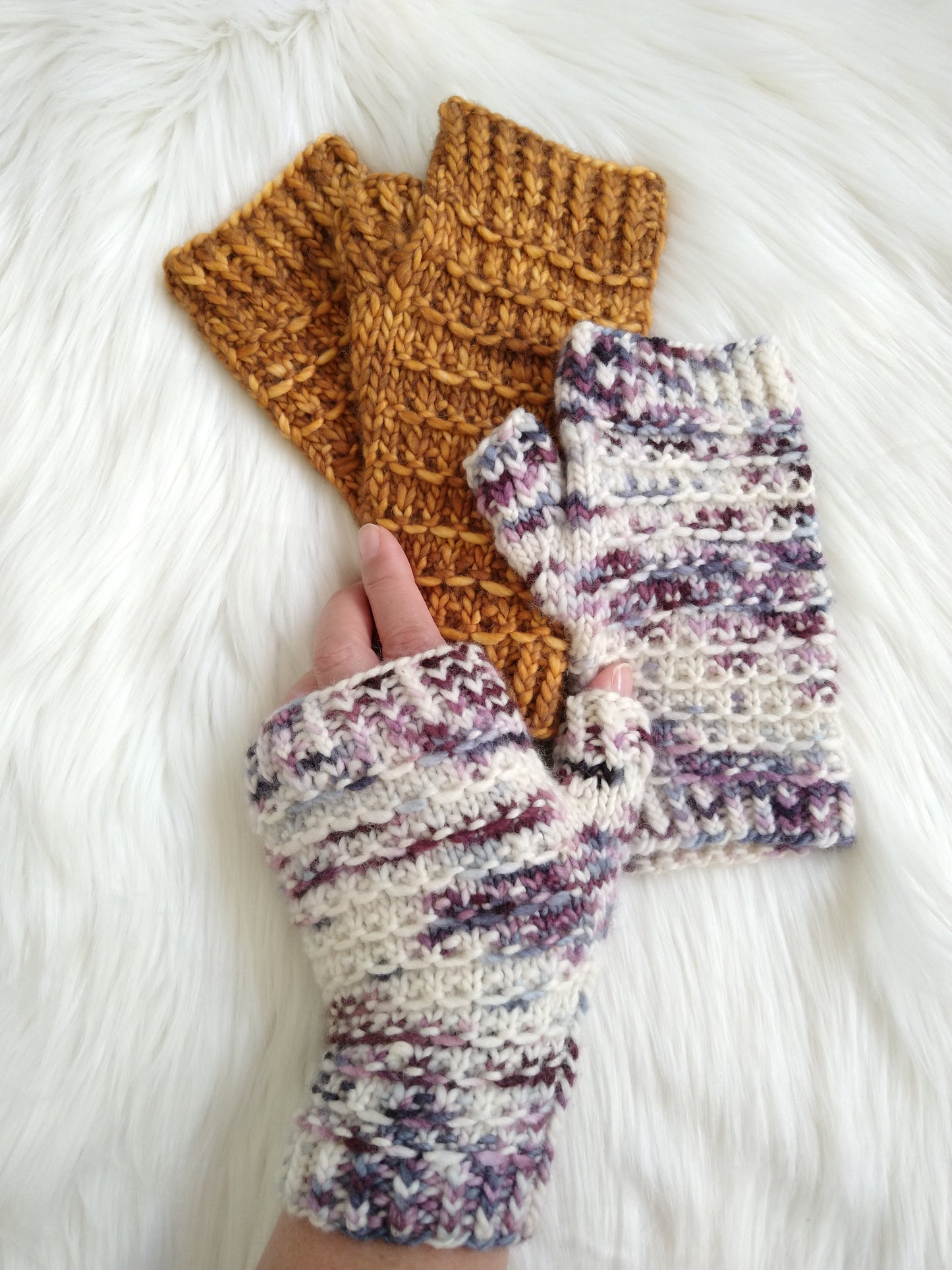 Kappa Mitts Knitting Pattern