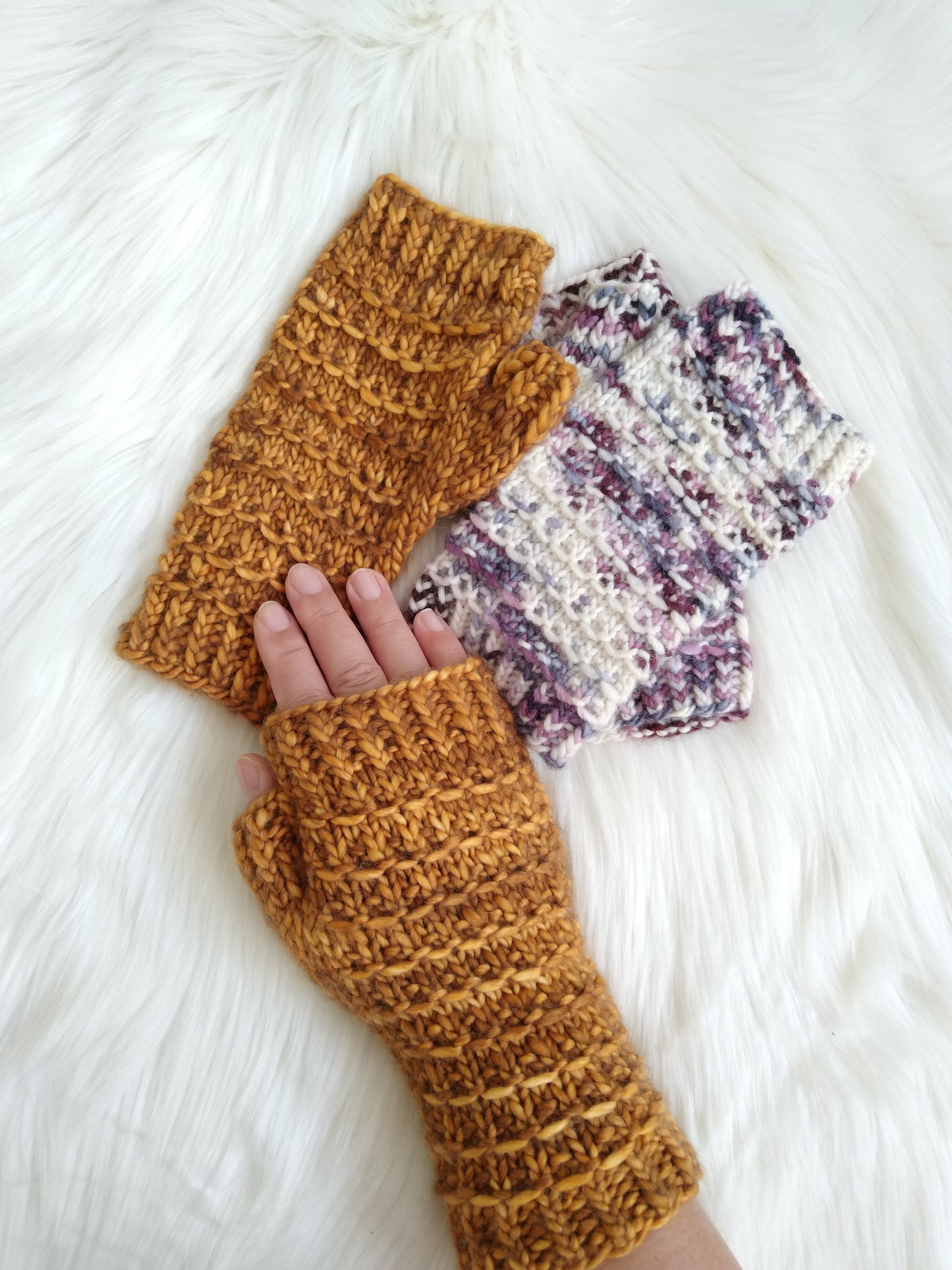 Kappa Mitts Knitting Pattern