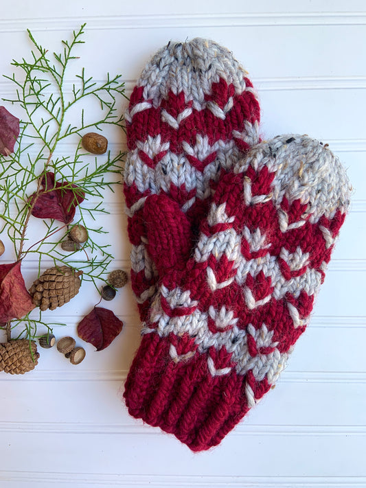 Pomona Mitts (SUPER BULKY only) Knitting Pattern