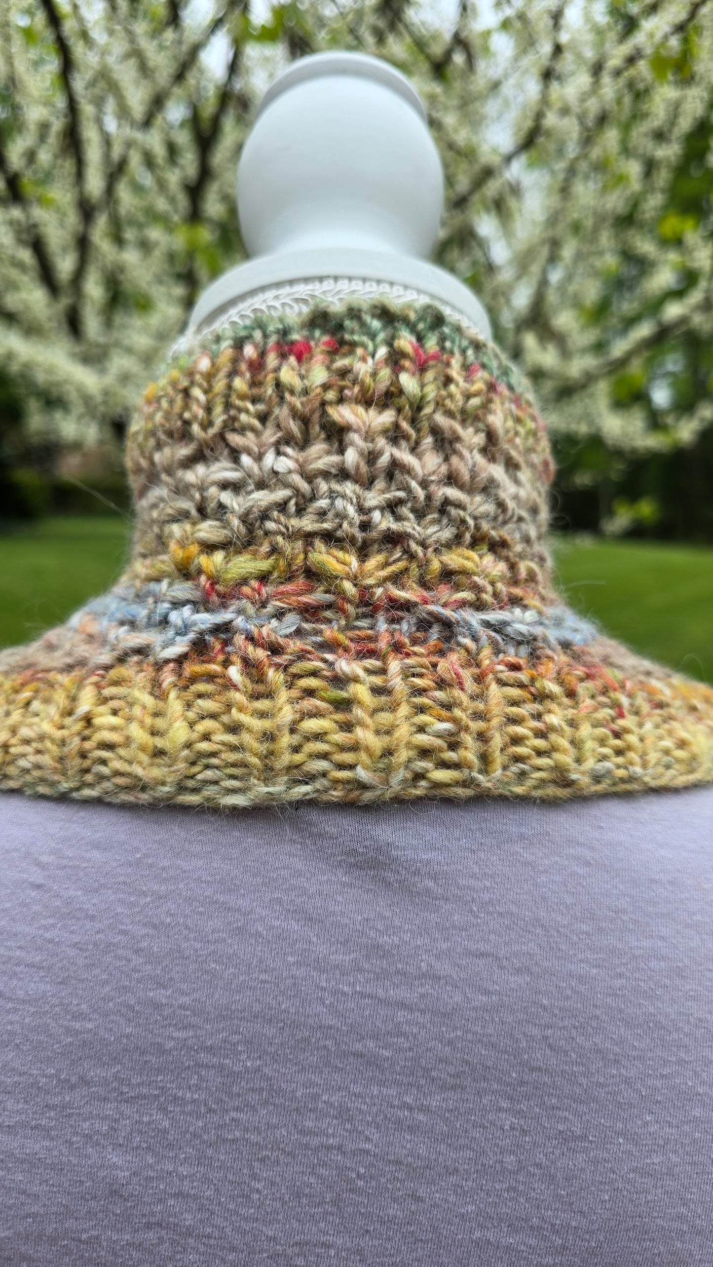 Flamefall (Bandana Cowl) Knitting Pattern