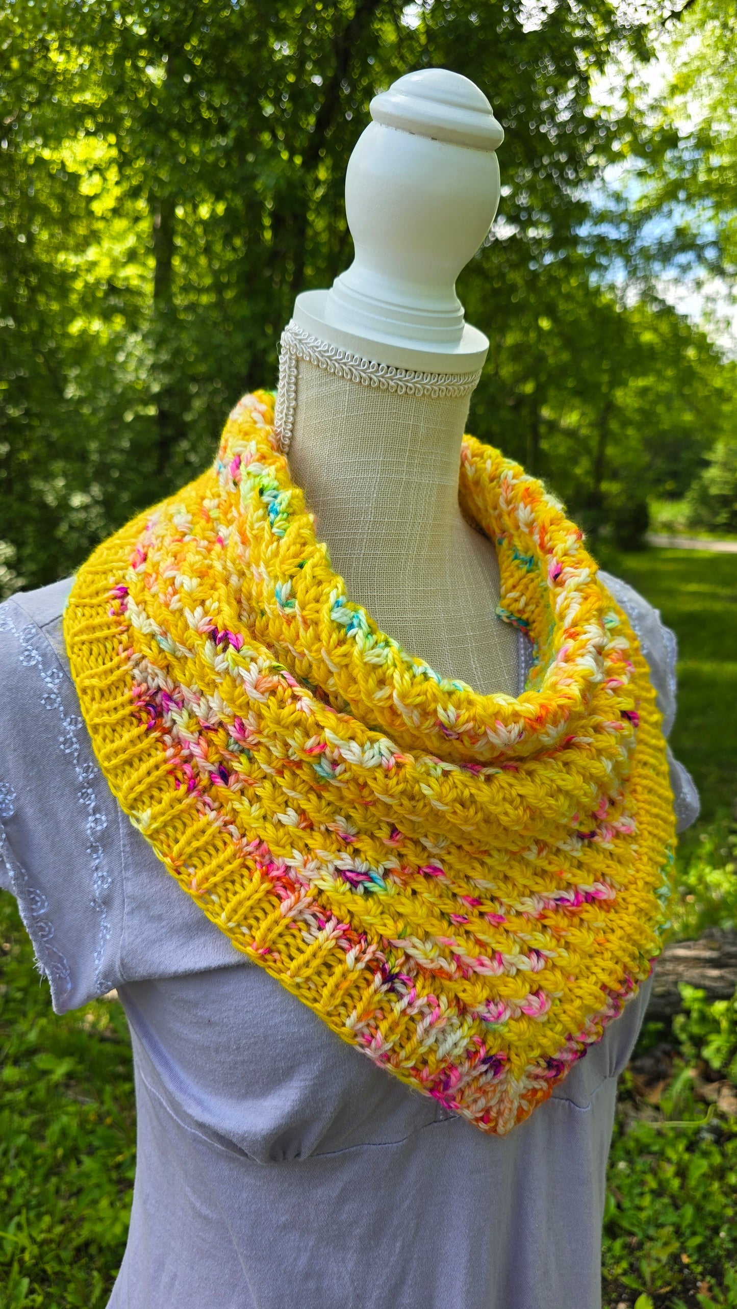 Starsong (Bandana Cowl) Knitting Pattern