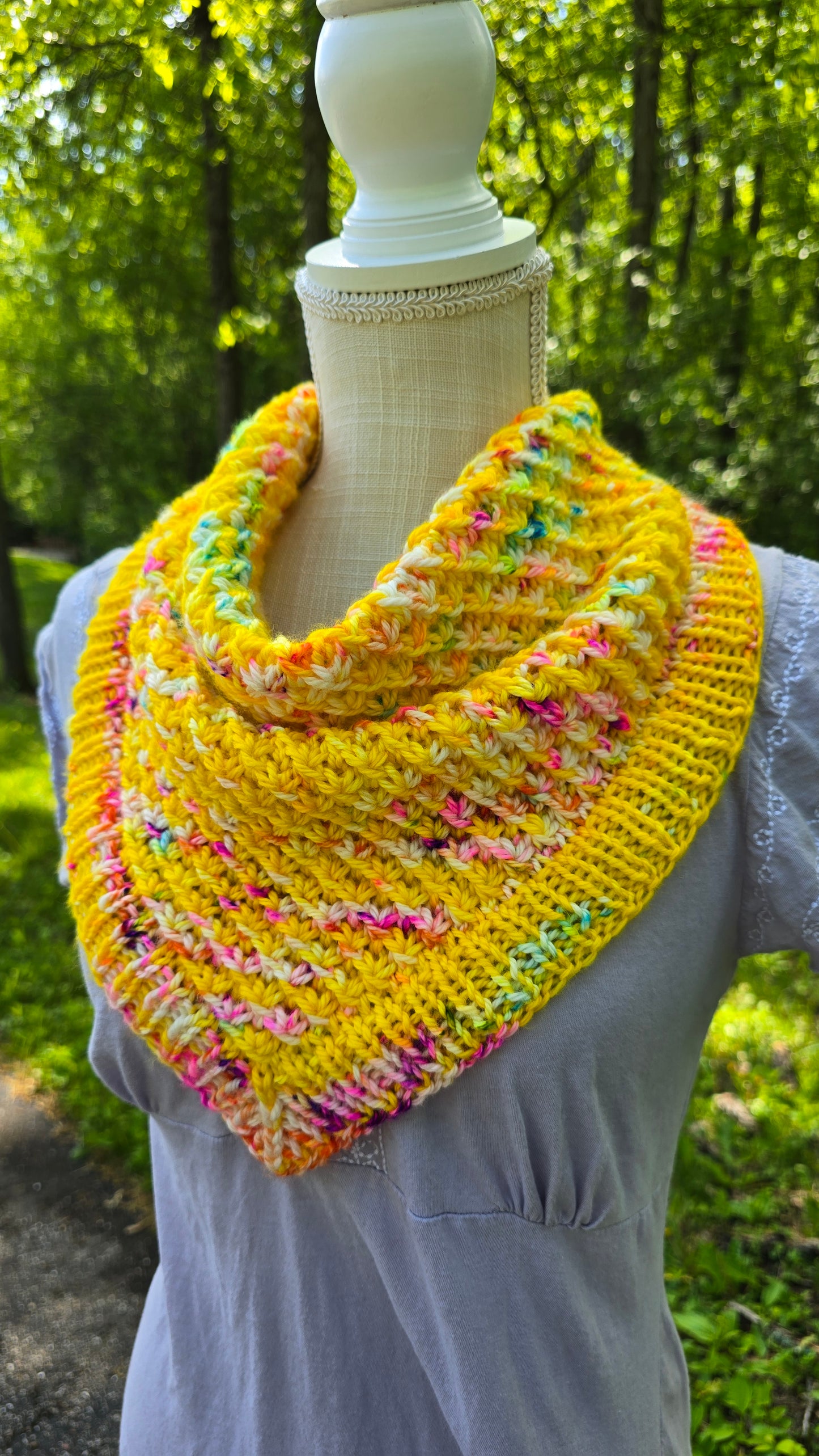 Starsong (Bandana Cowl) Knitting Pattern