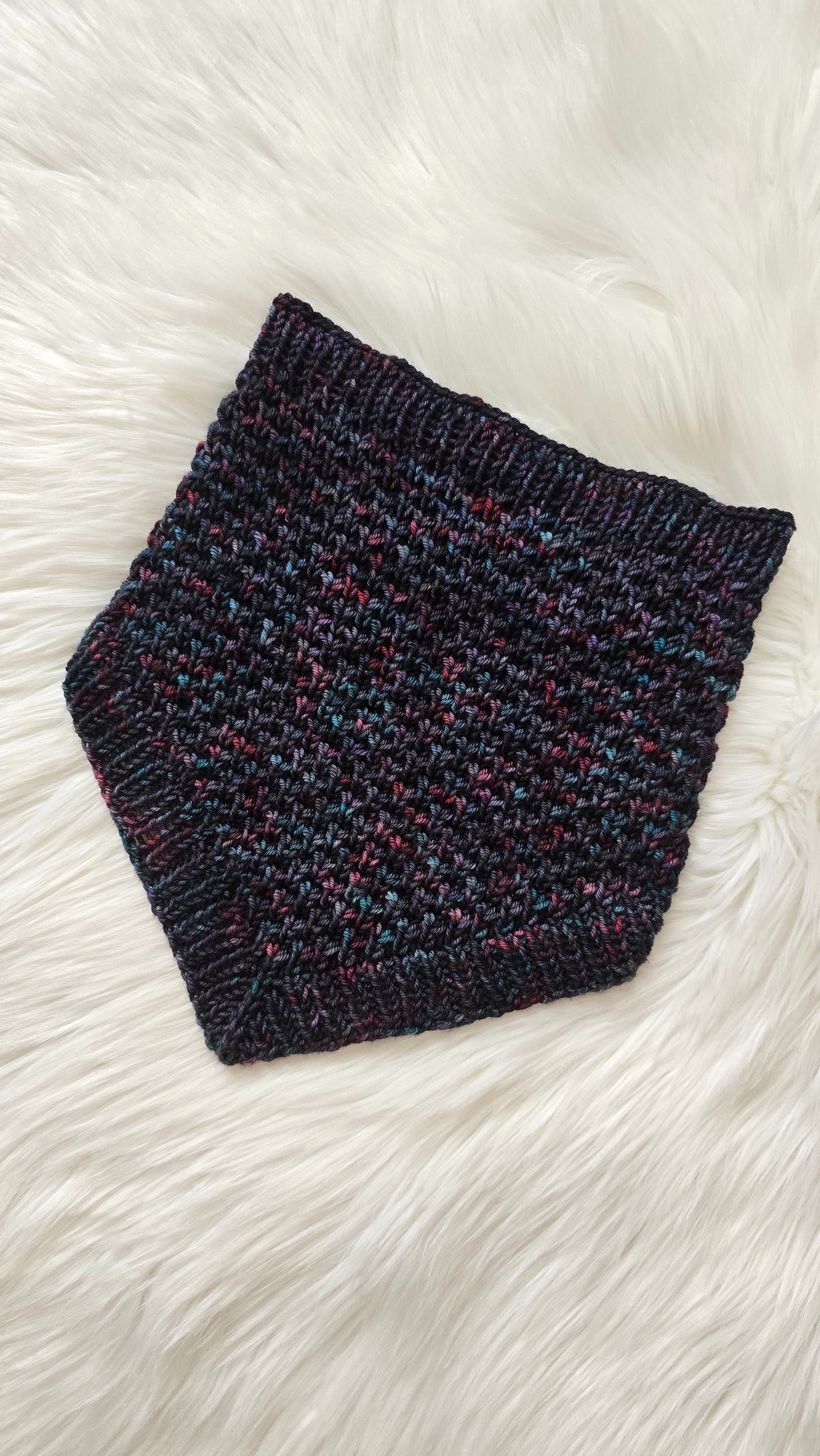 Flamefall (Bandana Cowl) Knitting Pattern
