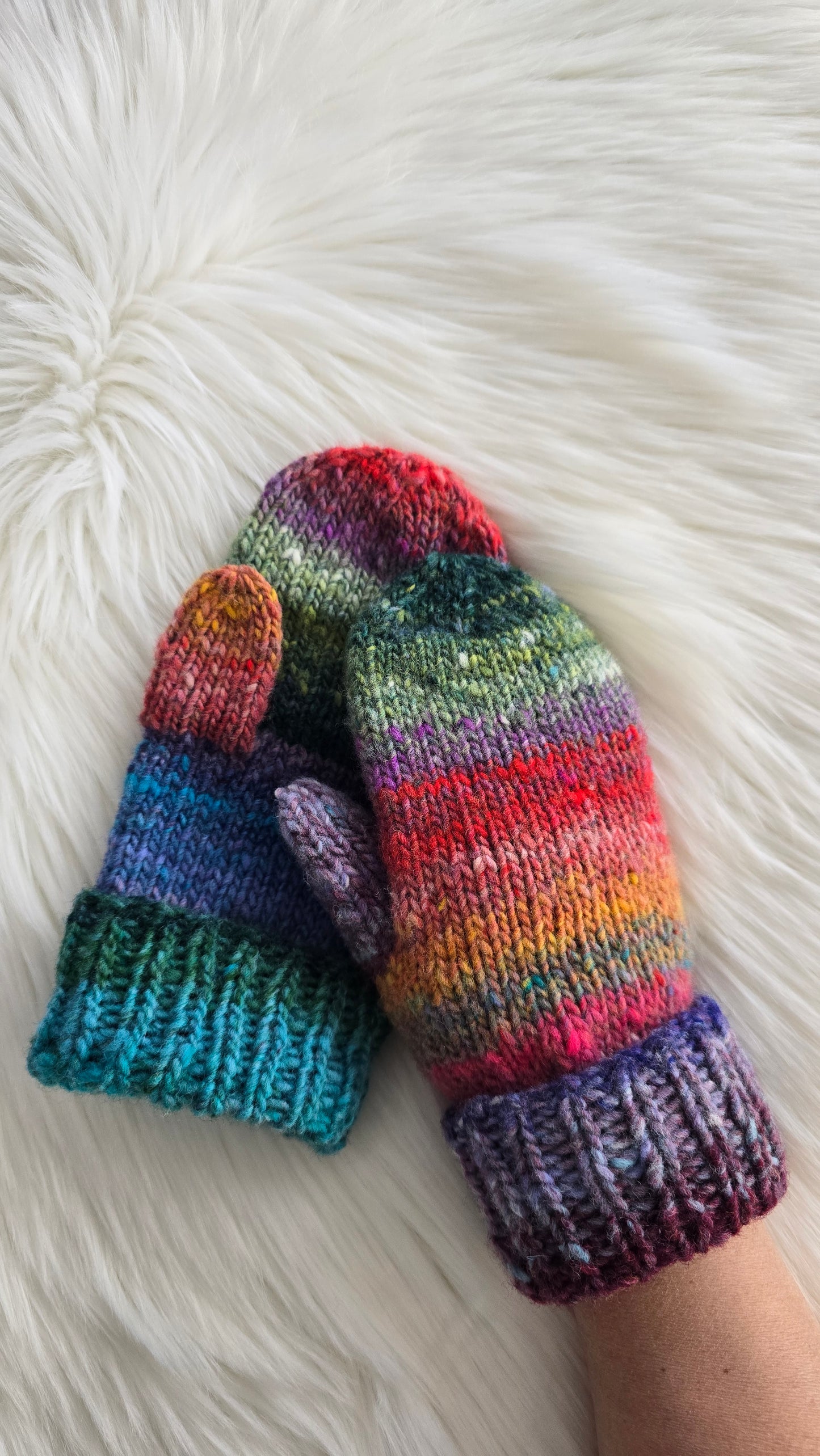 Shizen Mittens Knitting Pattern