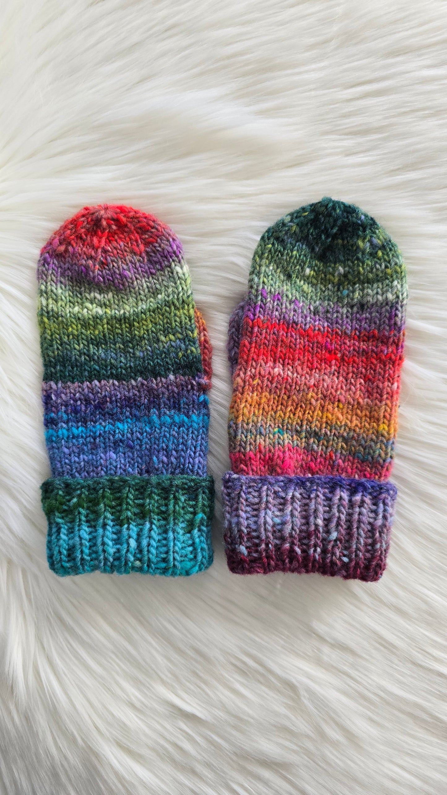 Shizen Mittens Knitting Pattern