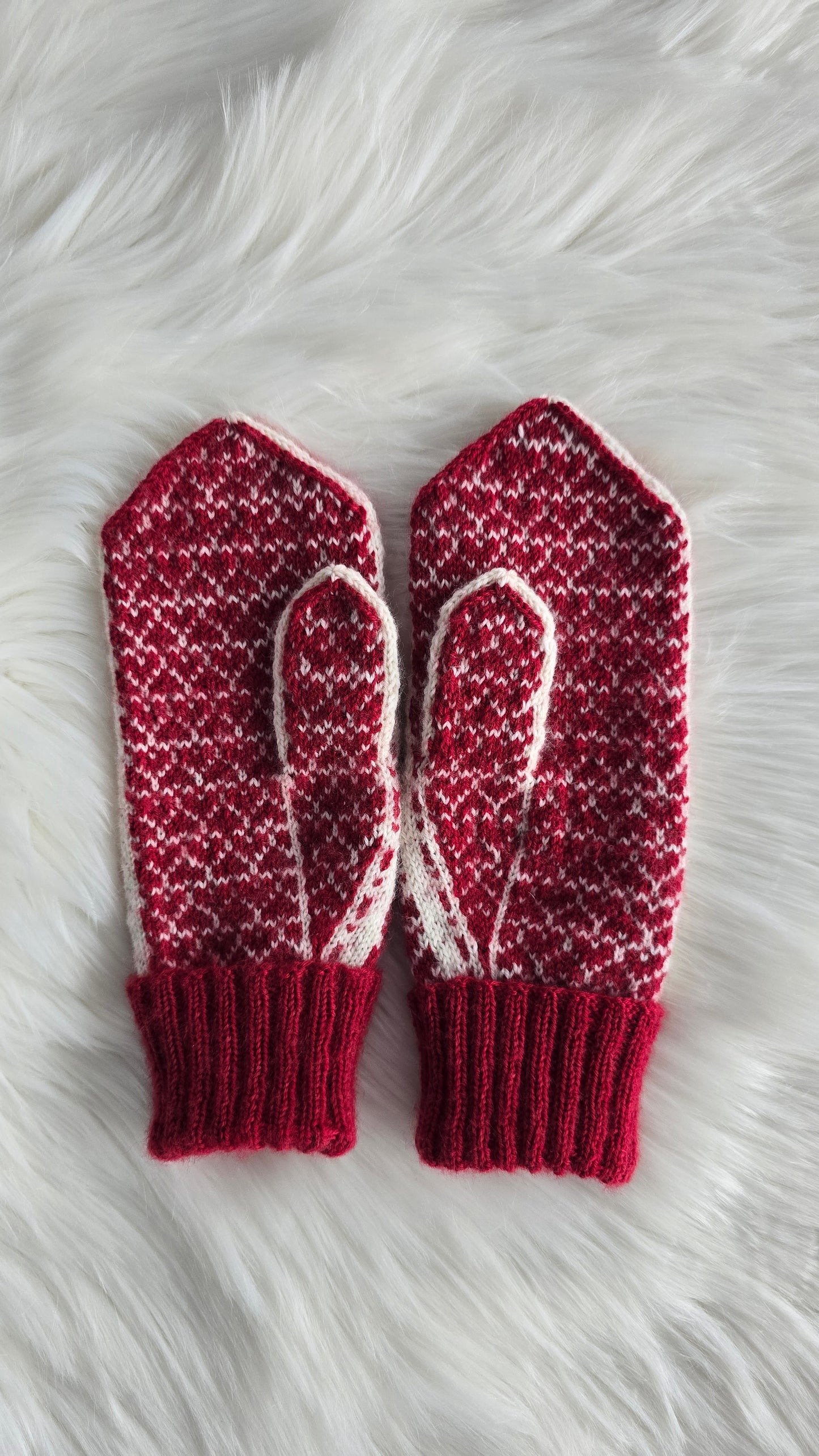 Lighthearted Mittens Knitting Pattern