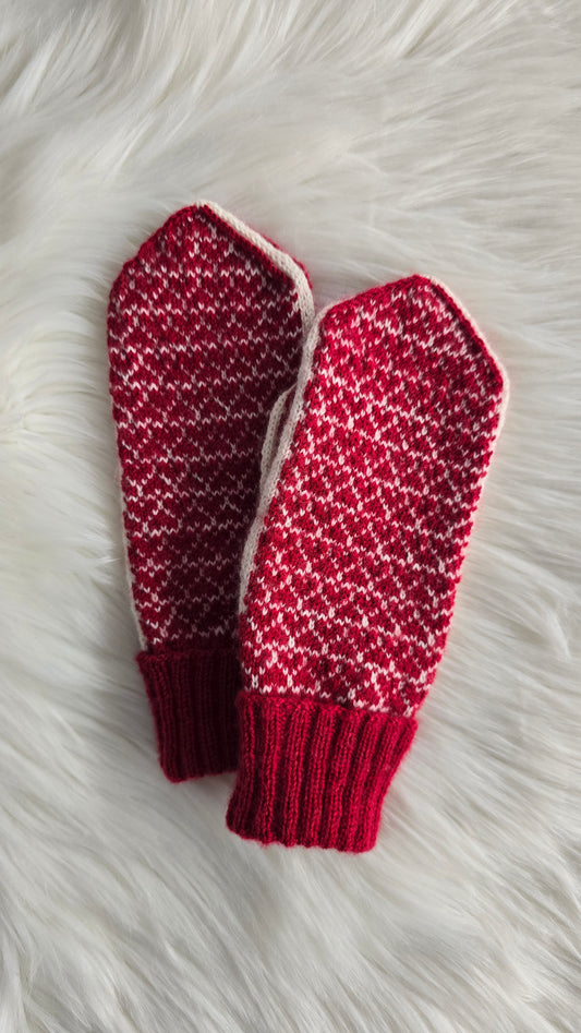 Lighthearted Mittens Knitting Pattern