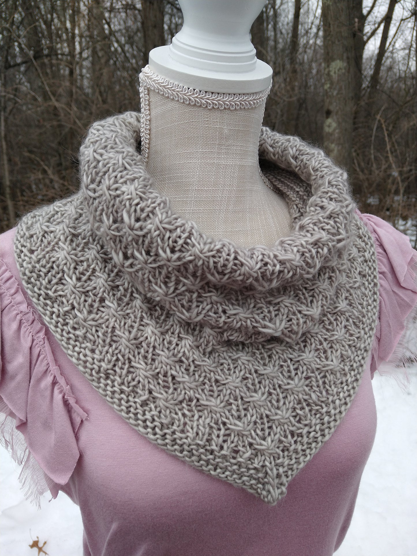 Granger Bandana Cowl Knitting Pattern