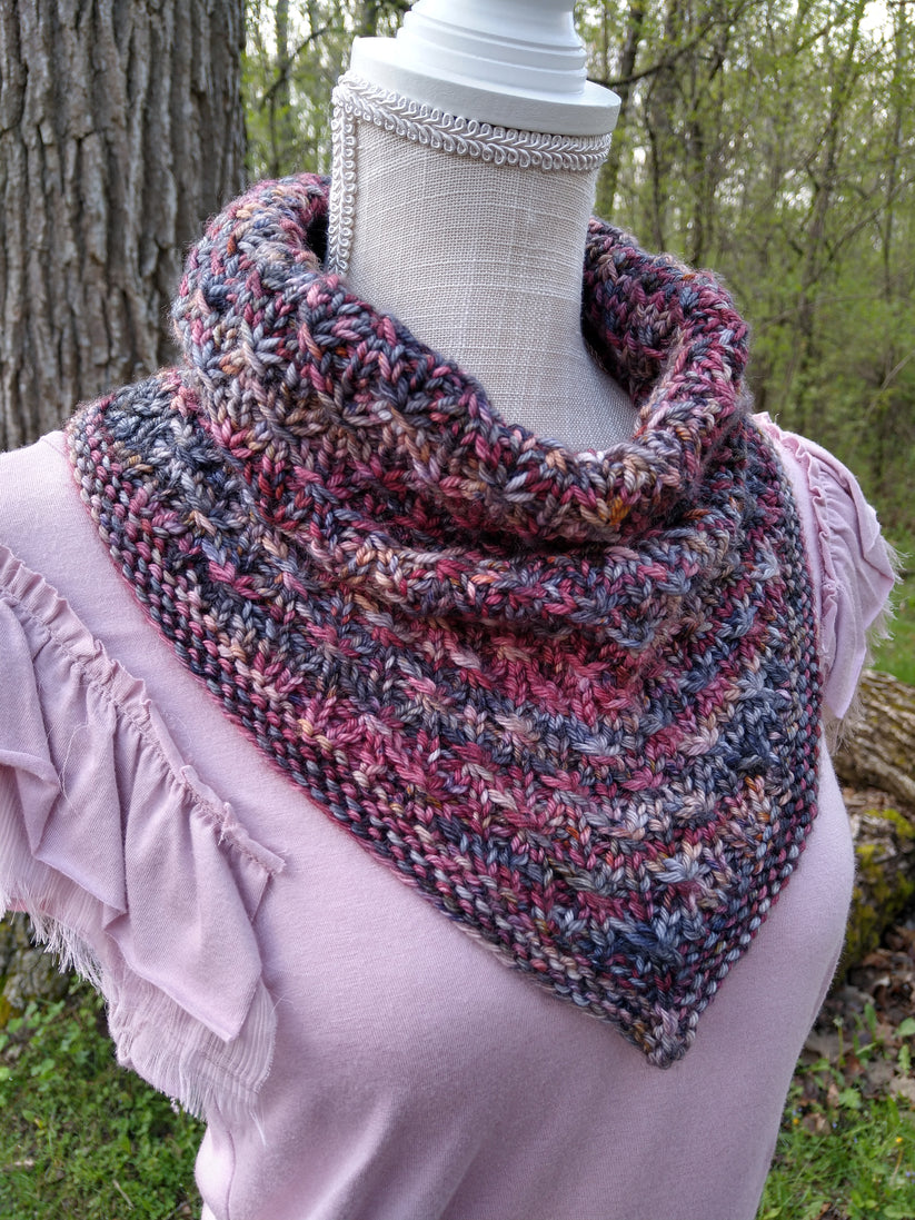 Granger Bandana Cowl Knitting Pattern – Wanded Knit and Crochet