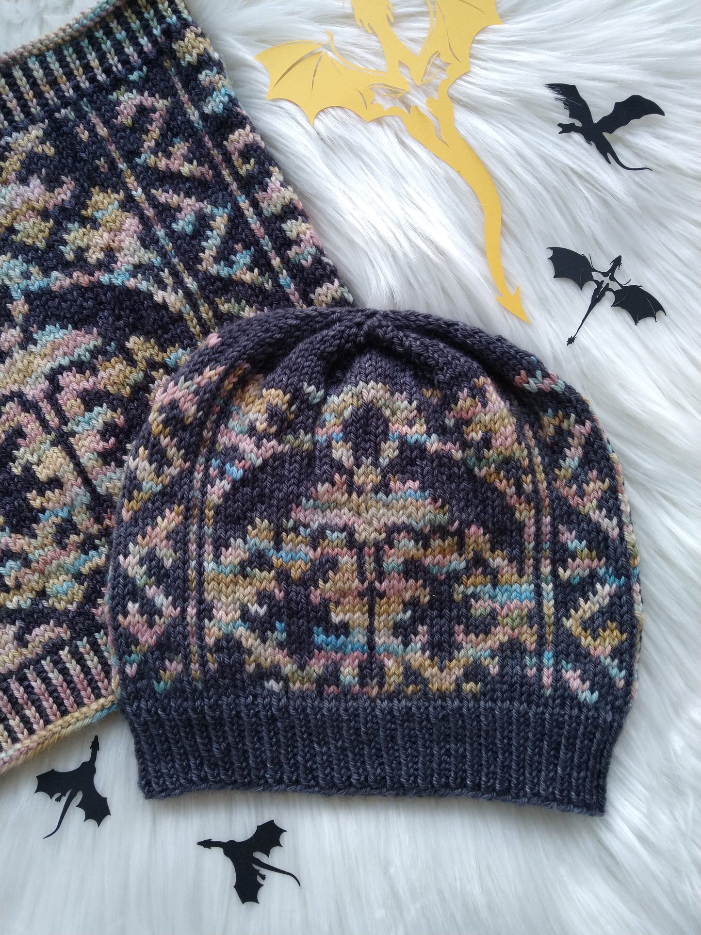 Death Wing Hat Knitting Pattern