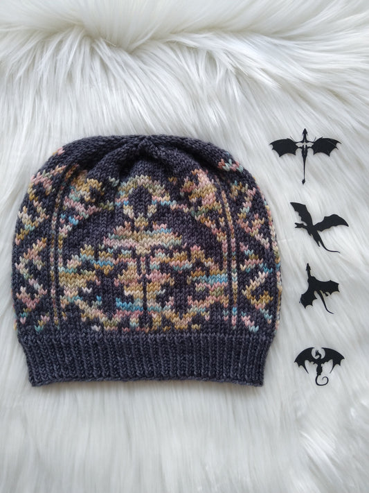 Death Wing Hat Knitting Pattern