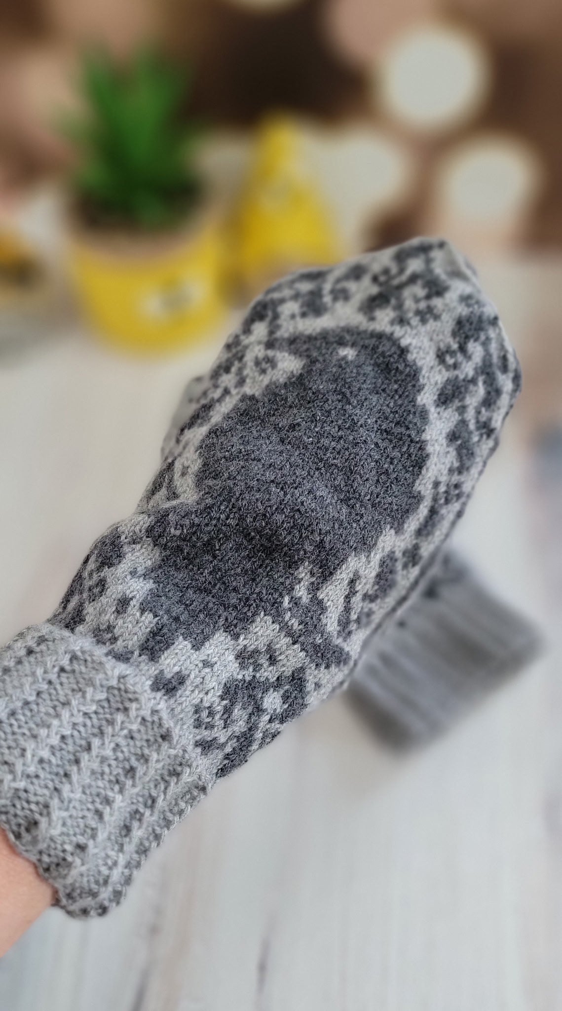 To Catch A Crow Mittens Knitting Pattern