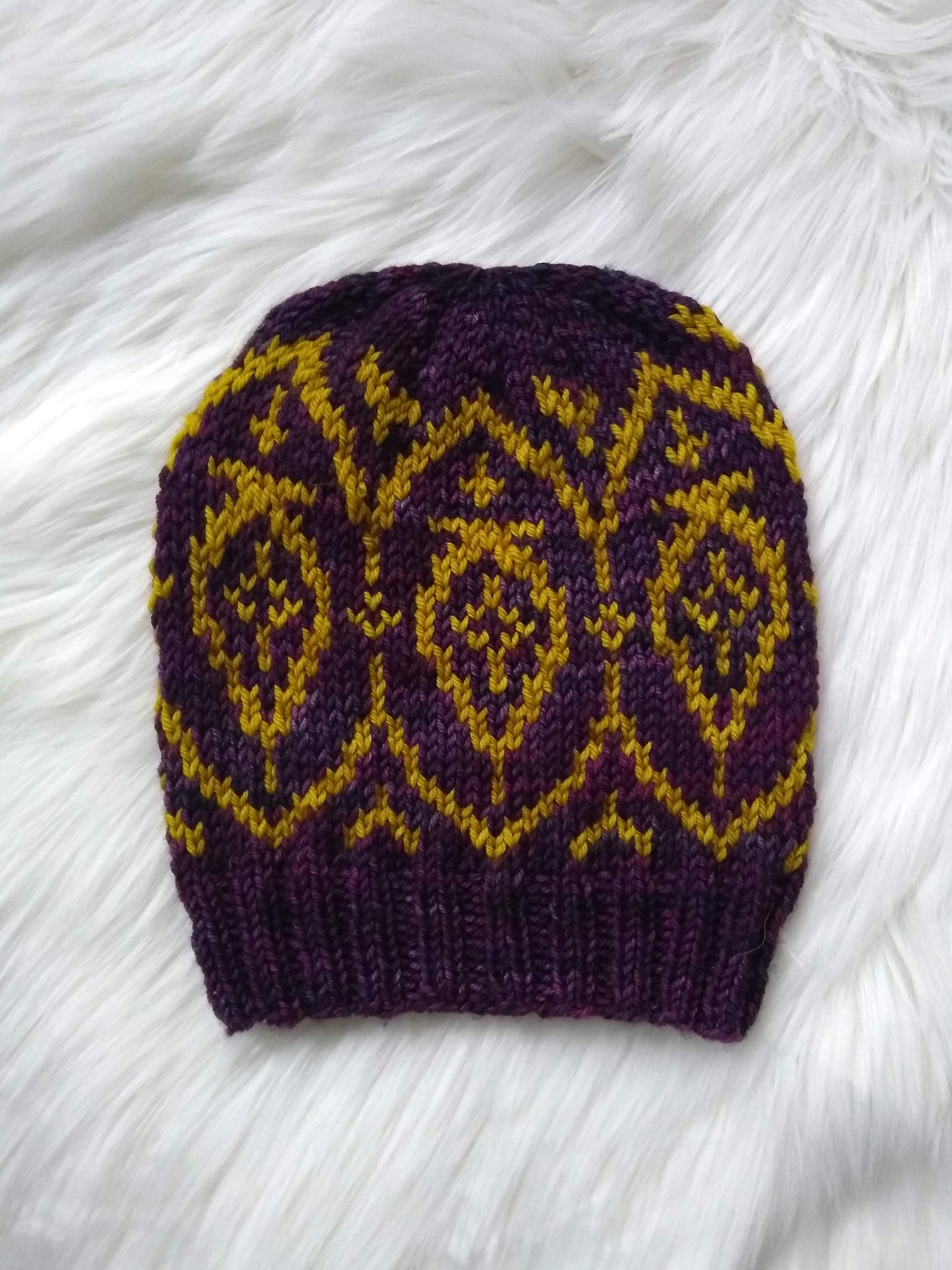 Liquid Luck Hat Knitting Pattern