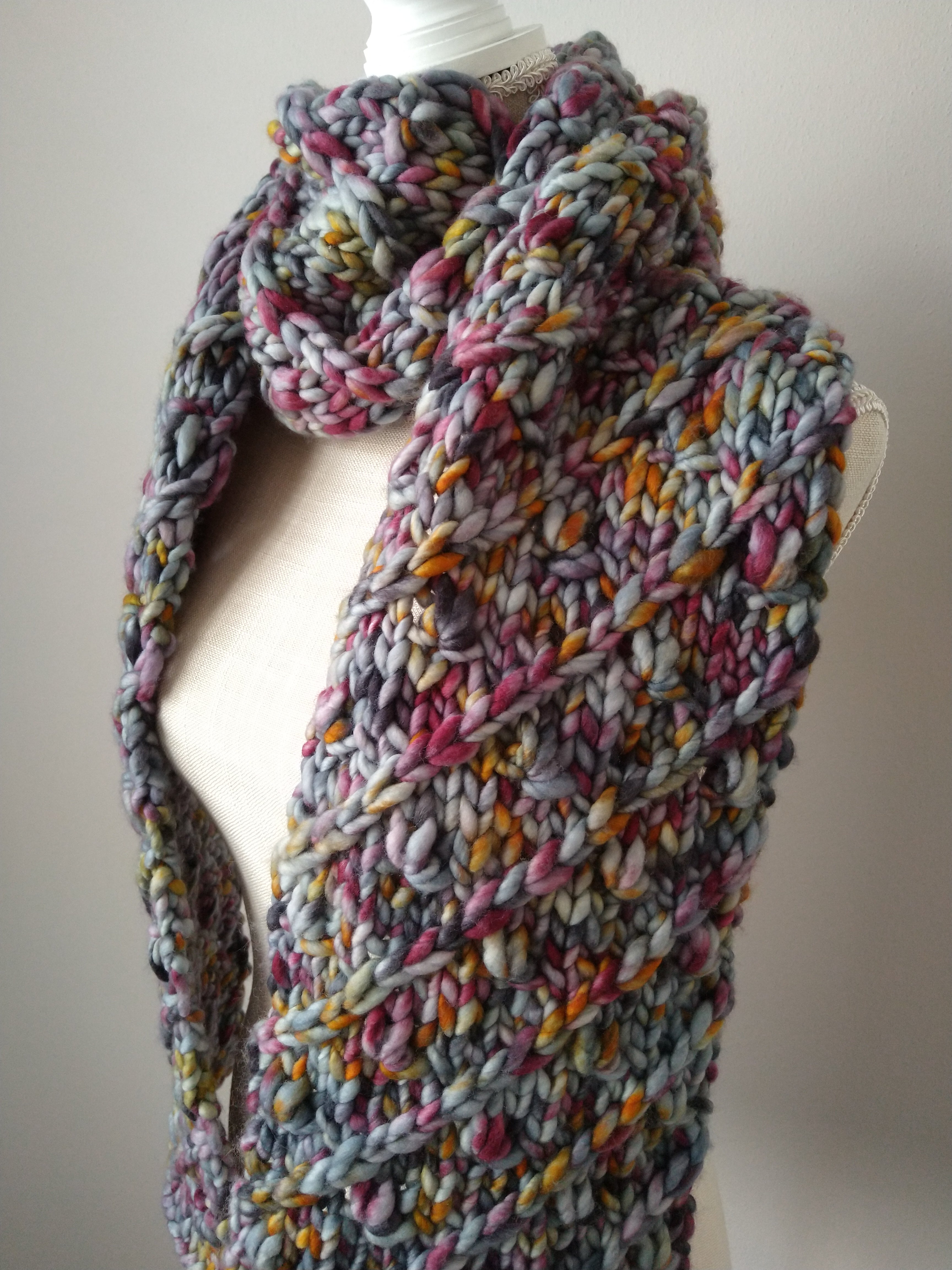 Veela Scarf Knitting Pattern – Wanded Knit and Crochet